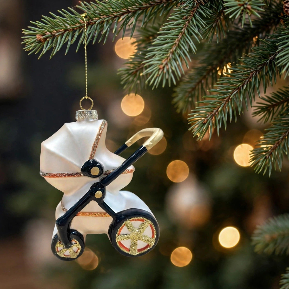 Stroller Ornament - Baby's First Christmas - MEMOIR Amsterdam