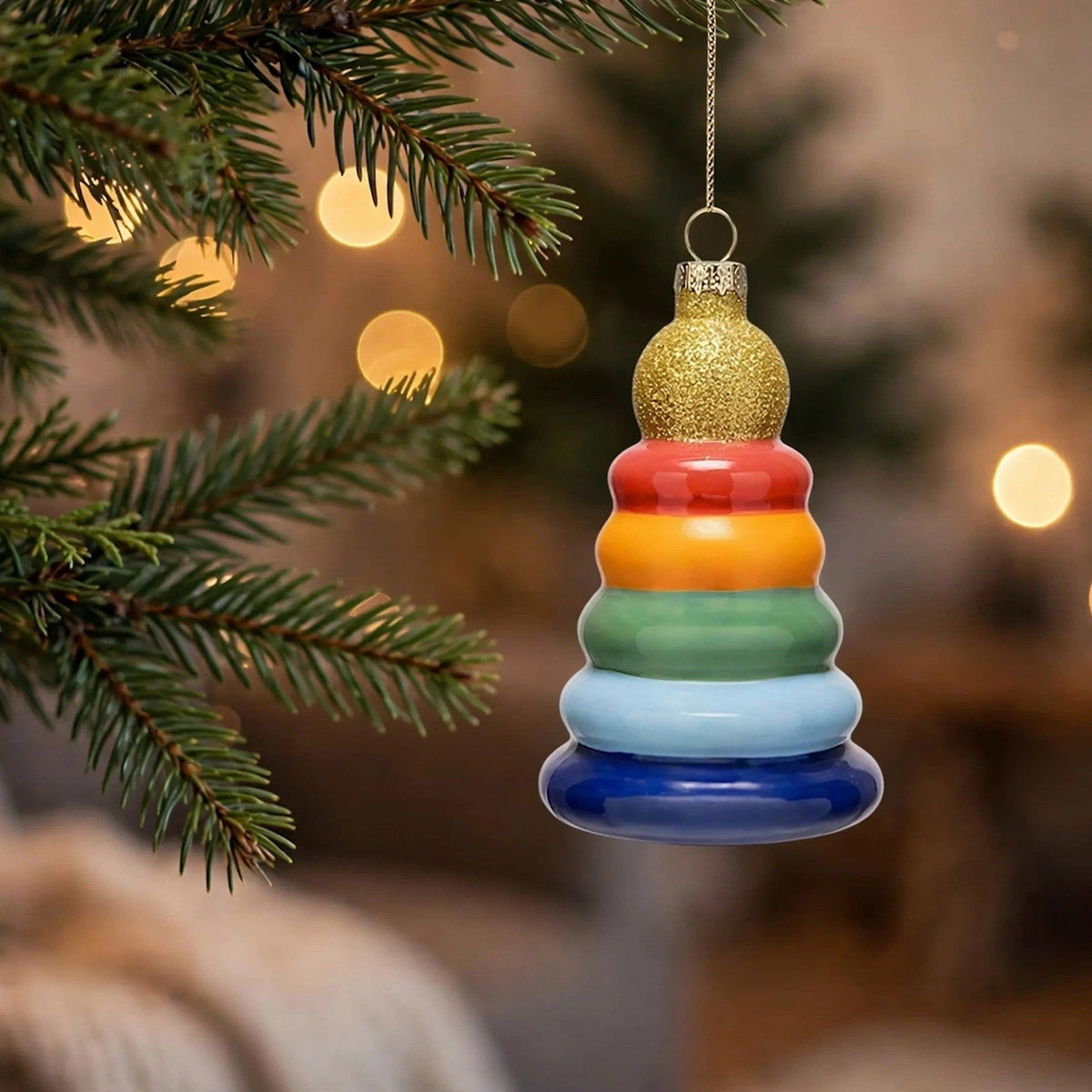 Wooden Stacker Ornament - Baby's First Year - MEMOIR Amsterdam