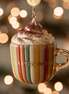 babyccino cup Christmas ornament, coffee mom keepsake for new parents